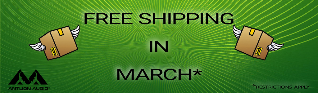 Free Shipping In March & April!