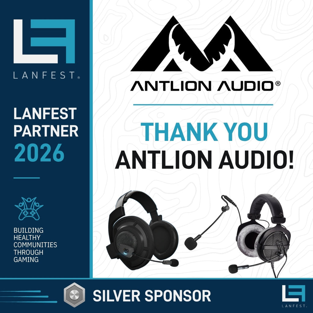 Antlion Audio Sponsors LANFest for 2026-2027