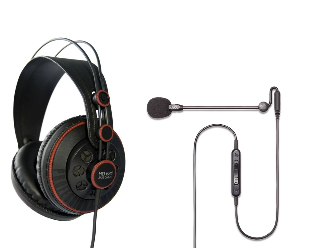 Superlux HD 681 Dynamic Semi-Open Headphones Black Detachable Cable